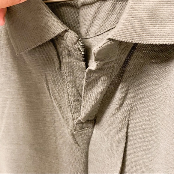 NWT Clavin Klein Jeans Gray Polo Shirt L - Picture 4 of 5